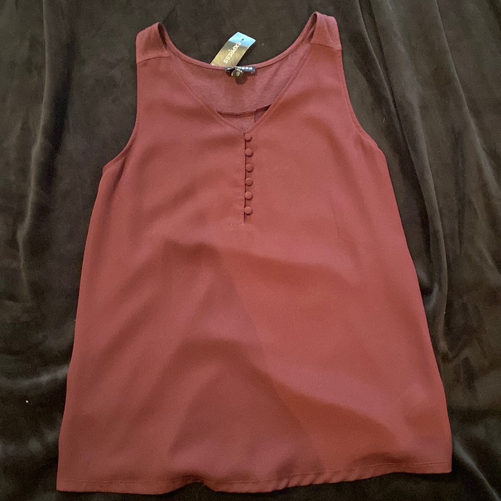 Maroon Express Tank Top